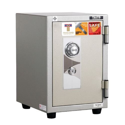 ตู้เซฟนิรภัยไทโยน้ำหนัก 51กก กันไฟชนิดหนึ่งบานประตู TS 512 K1C 1 กุญแจ 1รหัส
