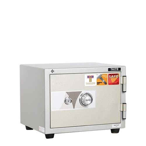 ตู้เซฟนิรภัยไทโยน้ำหนัก 51 กก กันไฟชนิดหนึ่งบานประตู น้ำหนัก 51 กก TS 377 K1C ตู้นิรภัยชนิดกันไฟ 1 กุญแจ 1รหัส