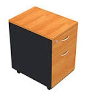 5PD662 Cabinet ตู้เสริมข้างแบบล้อเลื่อน 2 ลิ้นชัก ขนาดกว้าง 472 X ลึก 516 X สูง 600 มม.