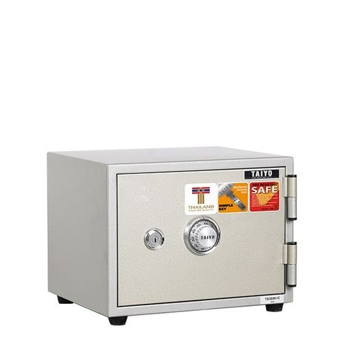 ตู้เซฟนิรภัยไทโยน้ำหนัก 35 กก. กันไฟชนิดหนึ่งบานประตู น้ำหนัก 35 กก TS 300 K1C 1 กุญแจ 1รหัส