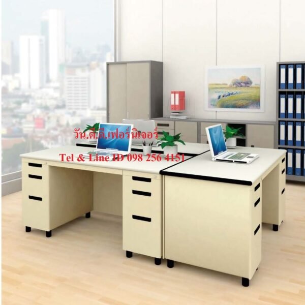 TTD-50/โต๊ะทำงานTOP ลายไม้ - Image 4