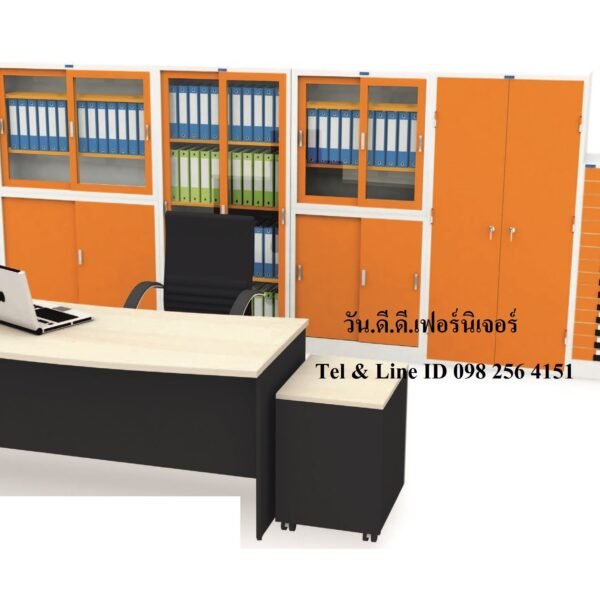 CA333 A เก้าอี้ผู้บริหาร(พนักพิงสูง) 610(w)x 690(D)x1120-1230 (H)mm. - Image 4