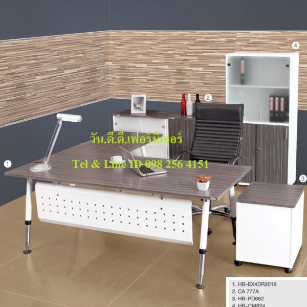 Prime-4A เก้าอี้ผู้บริหาร(มีพนักพิงและเท้าแขน) - Image 5