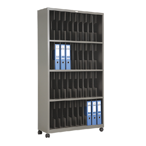 S-367 / ชั้นวางแฟ้มตั้ง 4 ชั้น (40 ช่อง)