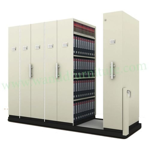 ตู้รางเลื่อนแบบมือพลัก 1 แถว 10 ตู้  CPT-10 ตู้เอกสารรางเลื่อน ST SERIES