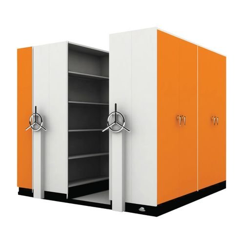 ตู้เอกสารรางเลื่อน 1 แถว  5 ตู้ GT-100Series ขนาด กว้าง 1000 X ลึก2540 X สูง2250 มม.