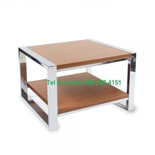 CT041C โต๊ะมุม (ขาชุบโครเมียม)