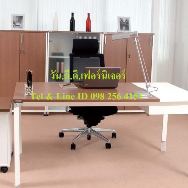 5D1200 โต๊ะทำงาน(DESK) โต๊ะทำงานโล่งขนาดกว้าง 1200 X ลึก 600 X สูง 750 มม. - Image 6