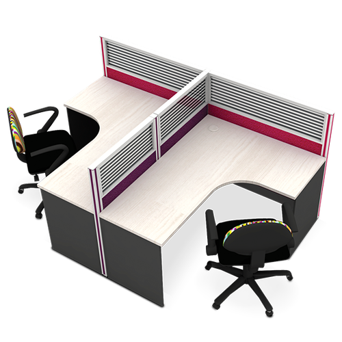 *2.MT-WS012C.ชุด work system 2 ที่นั่ง/