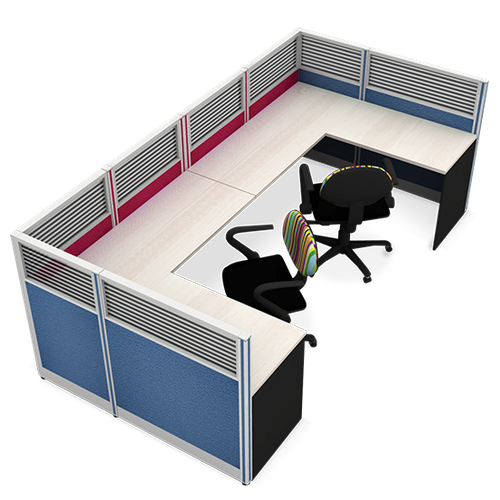 *13.MT-WS022 ชุด work system 2 ที่นั่ง/MT-WS022