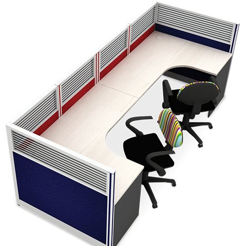 *MT-WS022C(2) ชุด work system 2 ที่นั่ง/MT-WS022C(2)
