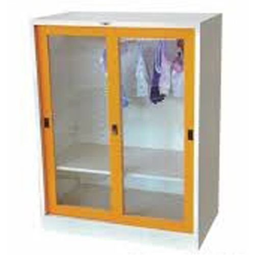 *162.ตู้เลื้อผ้าบานเลื่อนเตี้ย 3 ฟุต (กระจกใส)