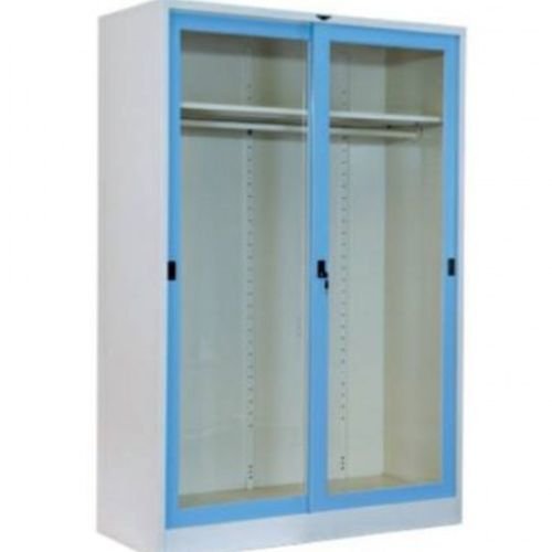 *143.ตู้เสื้อผ้าบานเลื่อนสูง 3 ฟุต (ทึบ/กระจกเงา)