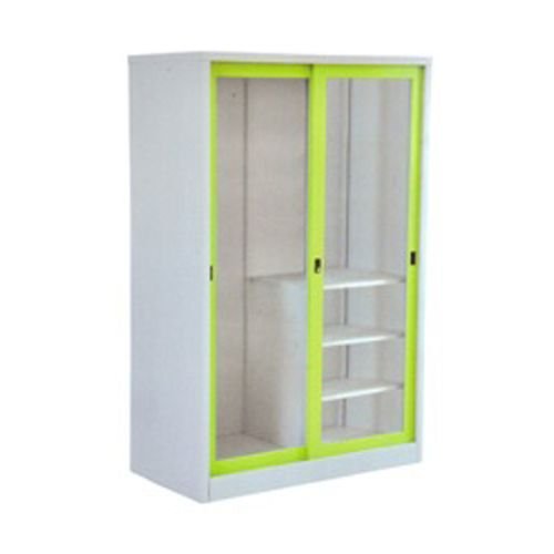 *150.ตู้เสื้อผ้าบานเลื่อนสูง 4 ฟุต (กระจกใส)