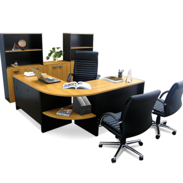 EU-291 โต๊ะทำงาน New Favour โต๊ะทำงาน 2 ลิ้นชัก TWF 1202-60N / TWF 1502-75N