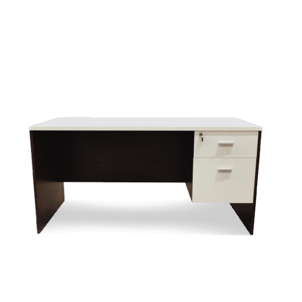 โต๊ะทำงาน โต๊ะคอม + 2 ลิ้นชัก TWF 1202/CN ขนาด W120xD60xH75 cm.