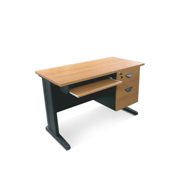 โต๊ะทำงาน โต๊ะคอม 2 ลิ้นชัก TSF 1202/C ขนาด W120xD60xH75 cm.