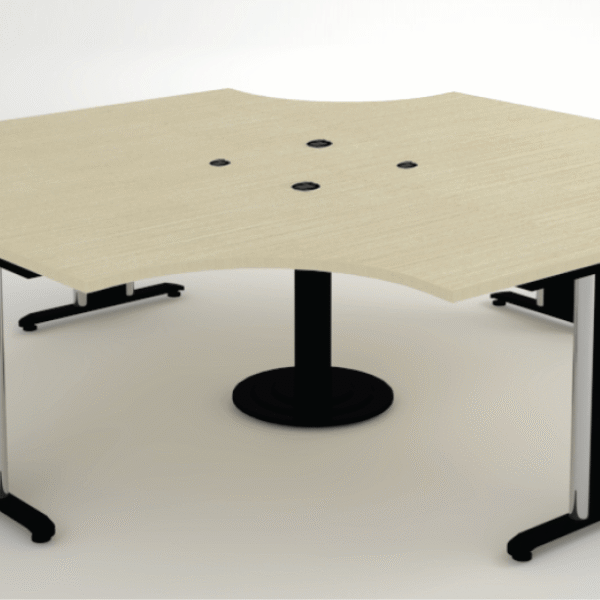 EU-306 โต๊ะทำงาน LINK SET 8 รุ่น CALL 240 โต๊ะทำงาน 1 Set มี 4 ตัว ขนาด W240xD240xH75 cm.