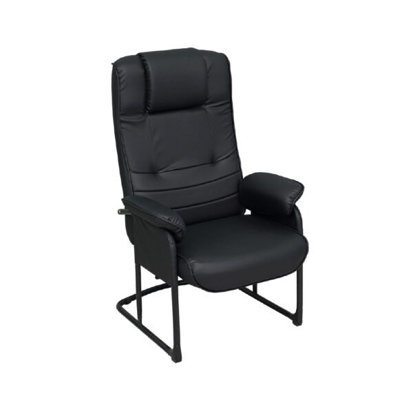 เก้าอี้สำนักงาน เก้าอี้พักผ่อน ขาตัว C ขาเหล็กสีดำ รุ่น EL-011