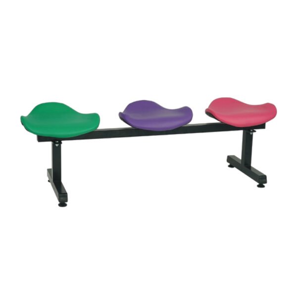 เก้าอี้แถวแบบเบาะ เก้าอี้แถวเบาะอานม้า 3 ที่นั่ง รุ่น WC3405